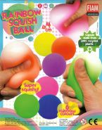 Rainbow Squish Ball (50mm)